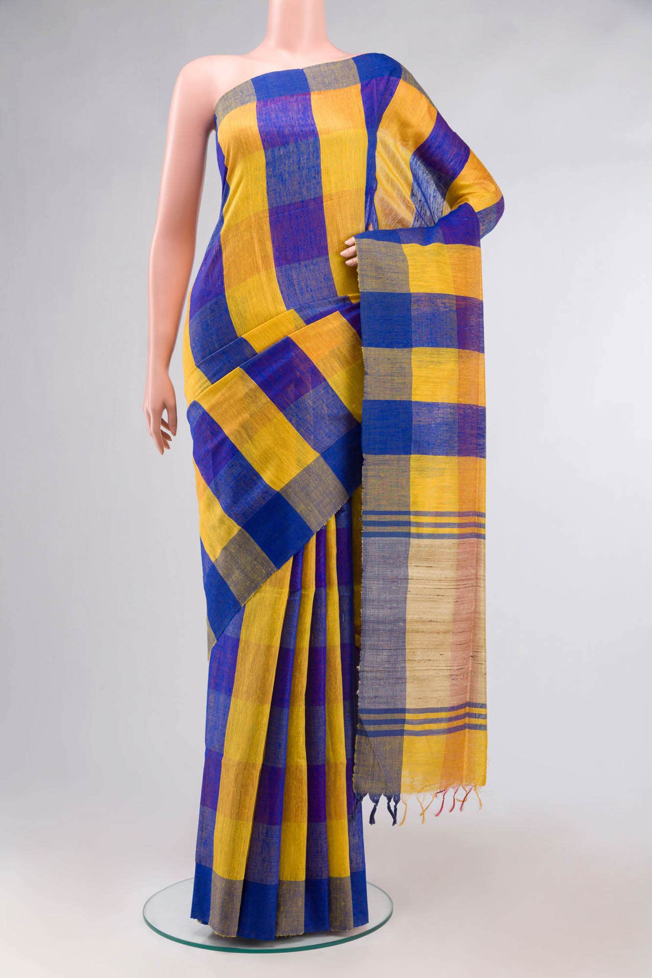 Multi Raw Silk Saree