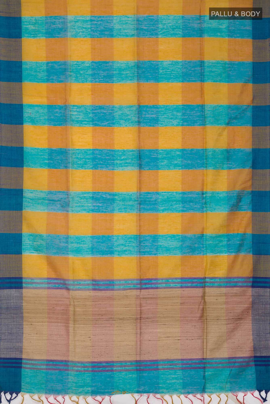 Multi Raw Silk Saree