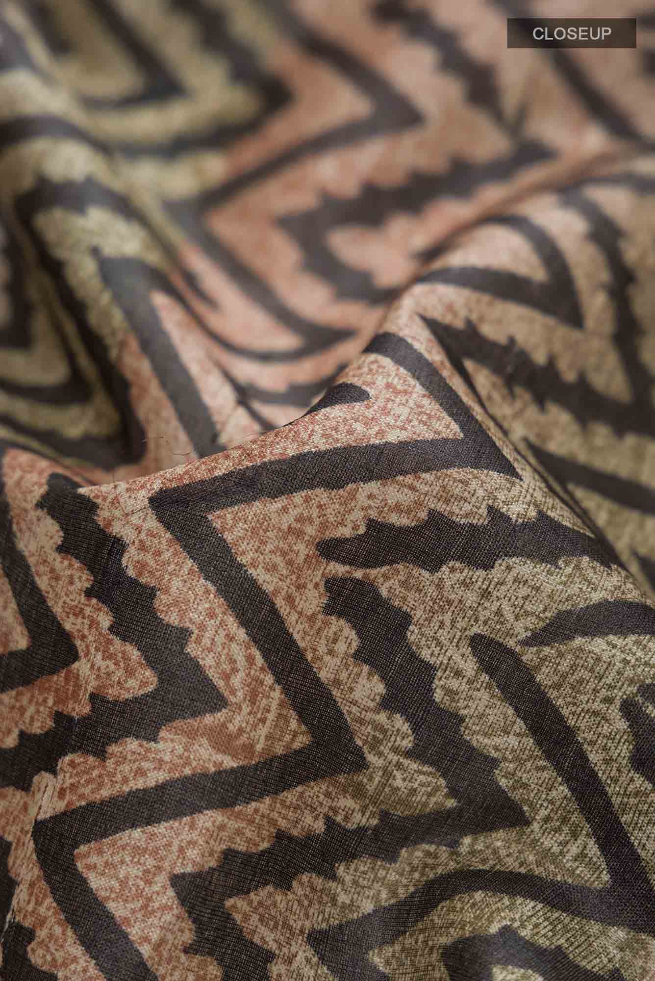 Multi Bhagalpuri Tussar Silk Saree