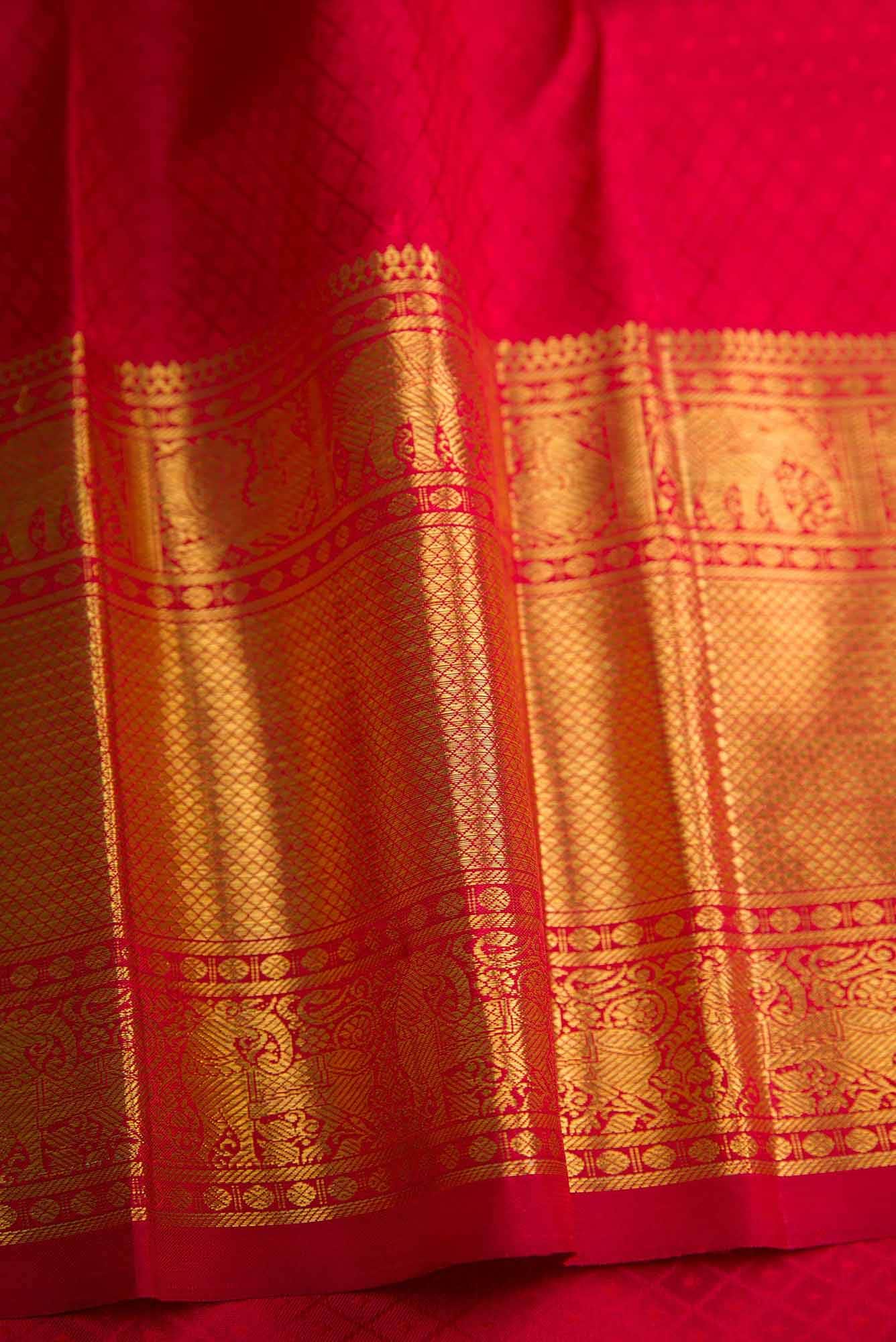 Red Kanjivaram Silk Saree