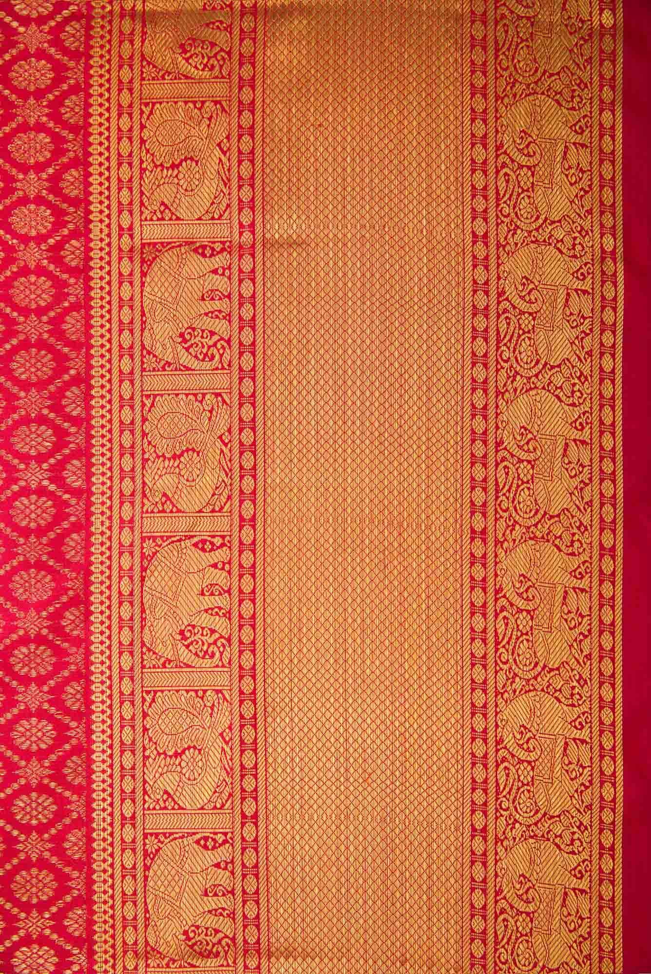 Red Kanjivaram Silk Saree