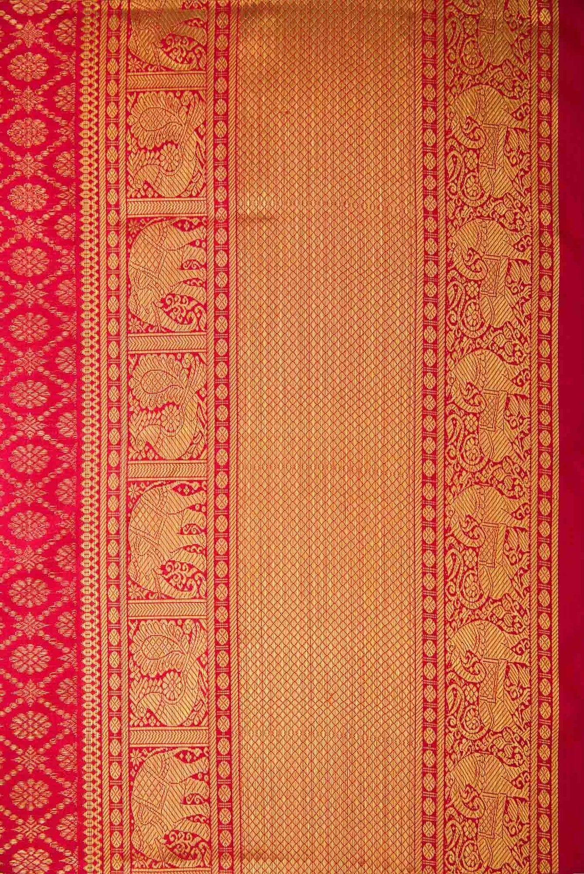 Red Kanjivaram Silk Saree