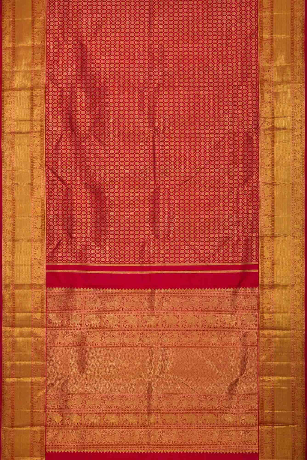 Red Kanjivaram Silk Saree