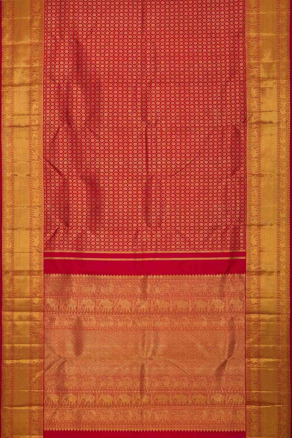 Red Kanjivaram Silk Saree