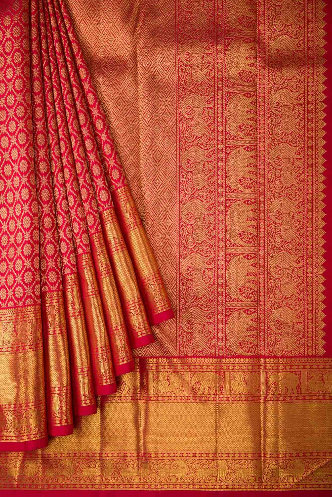 Red Kanjivaram Silk Saree
