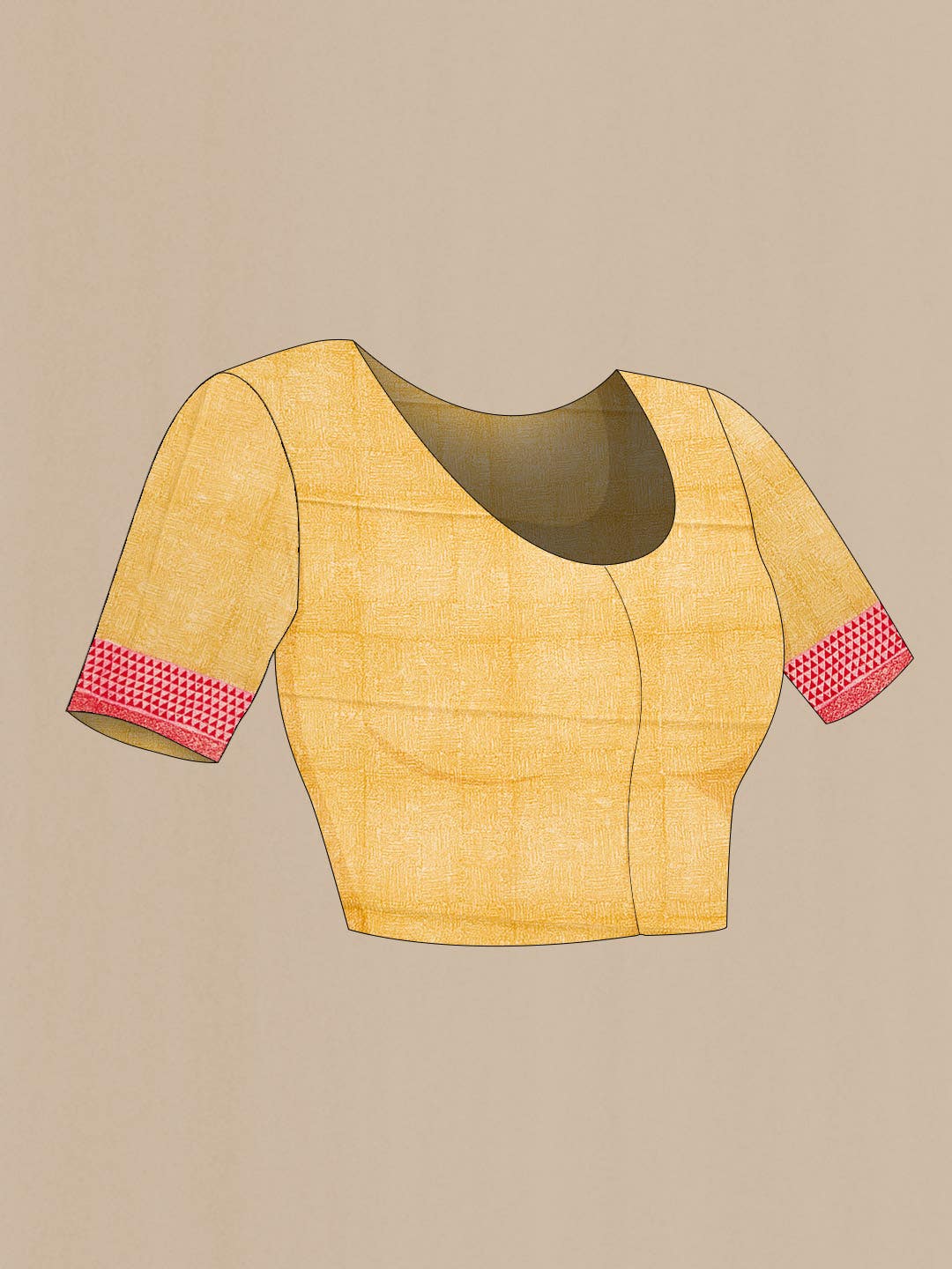 Pink Mysore Crepe Saree