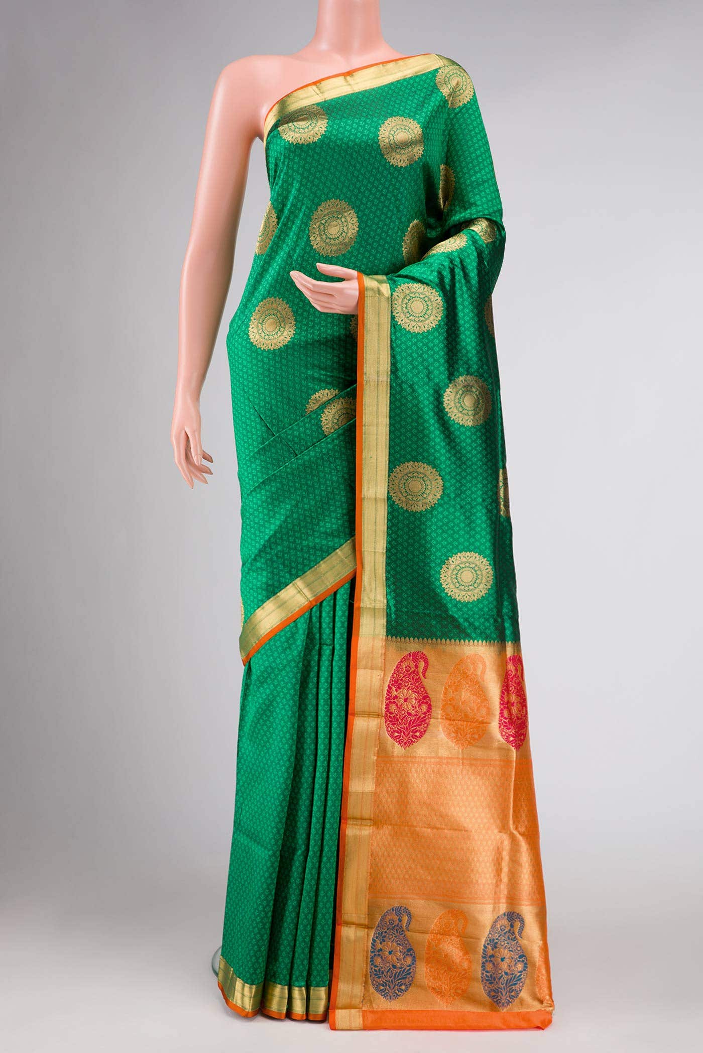 Green Kanchipuram Silk Saree