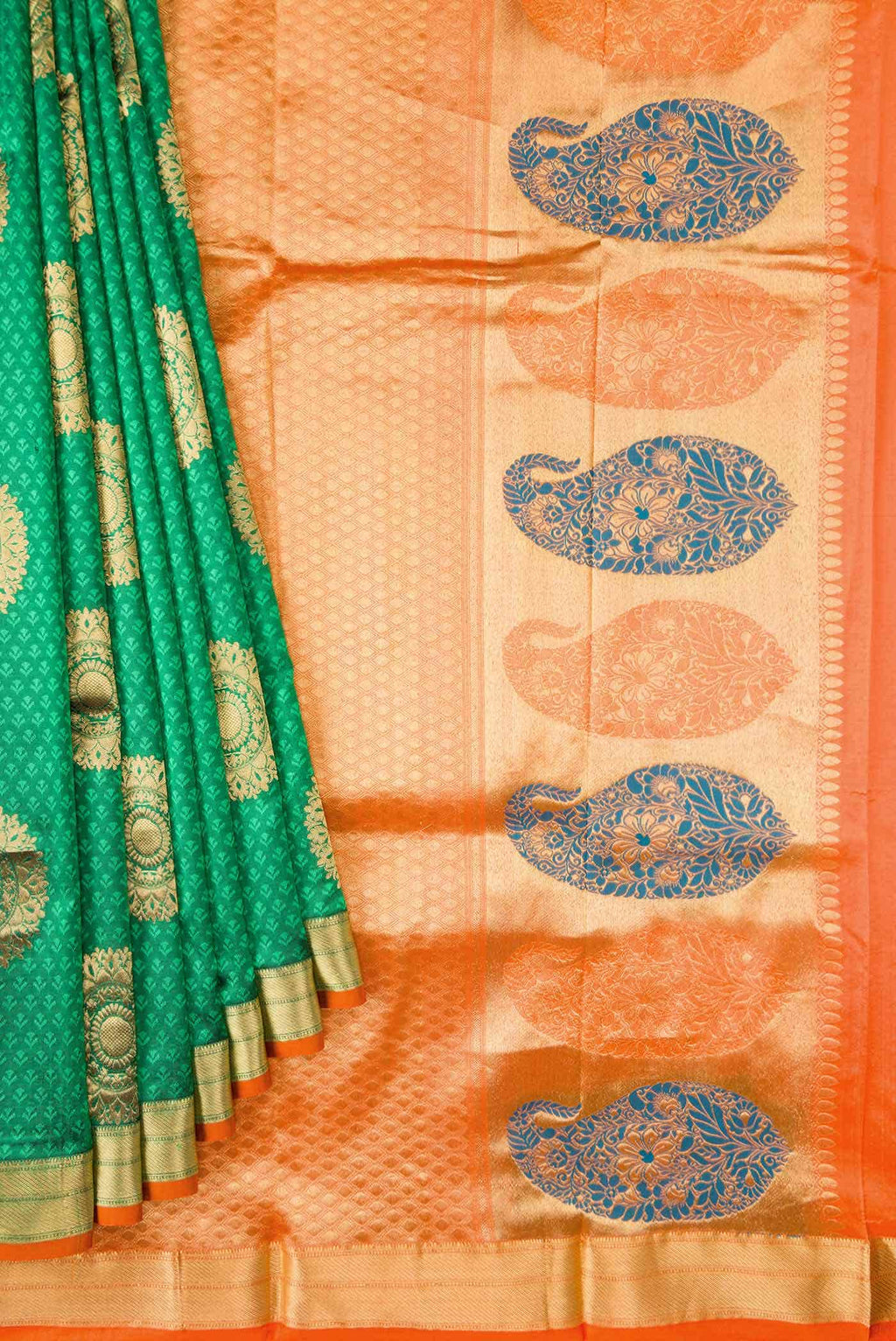 Green Kanchipuram Silk Saree