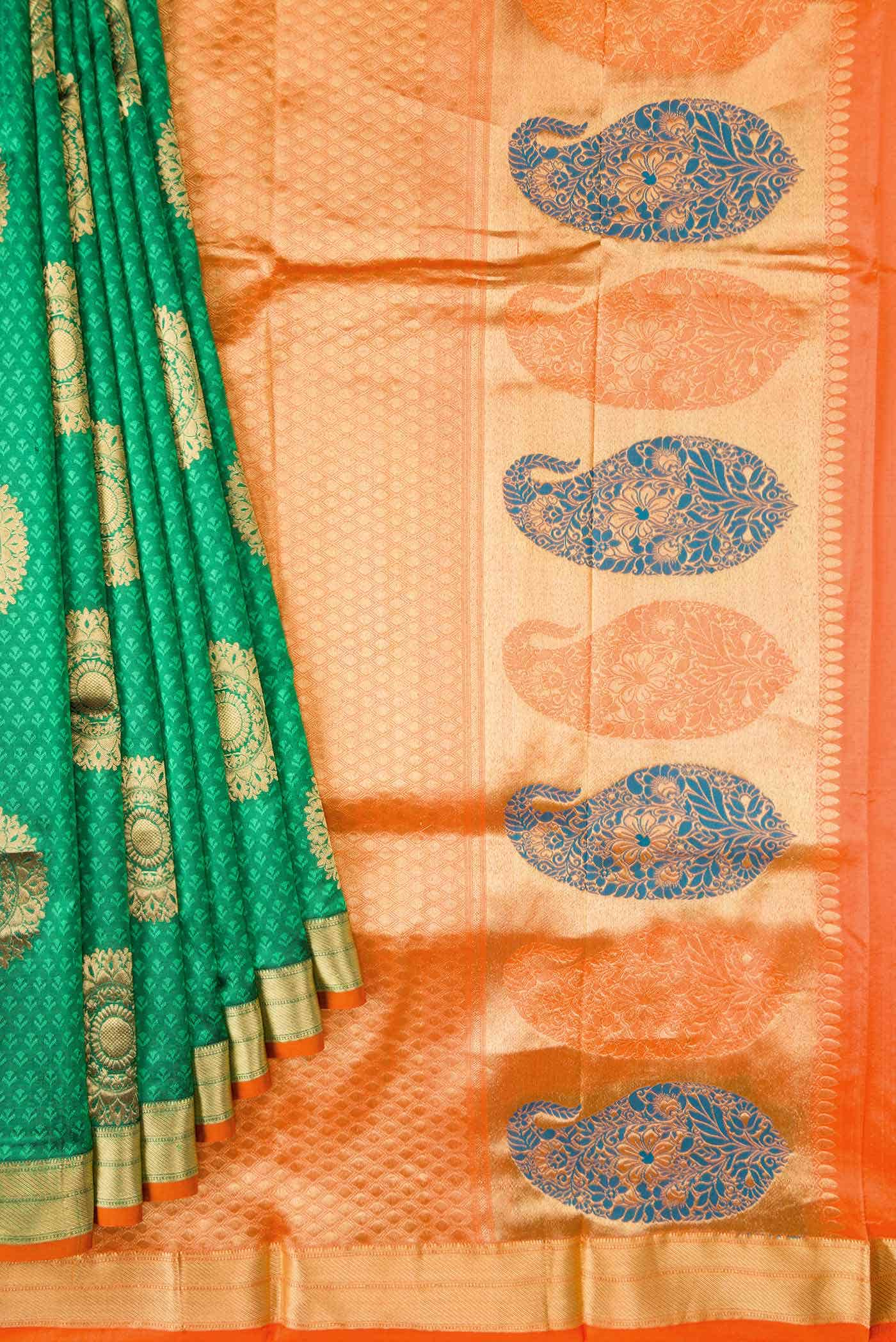 Green Kanchipuram Silk Saree