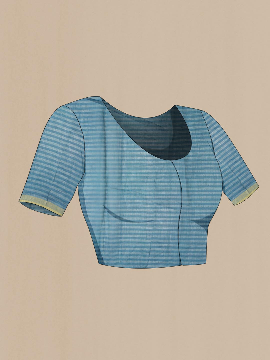 Blue Silk Cotton Saree