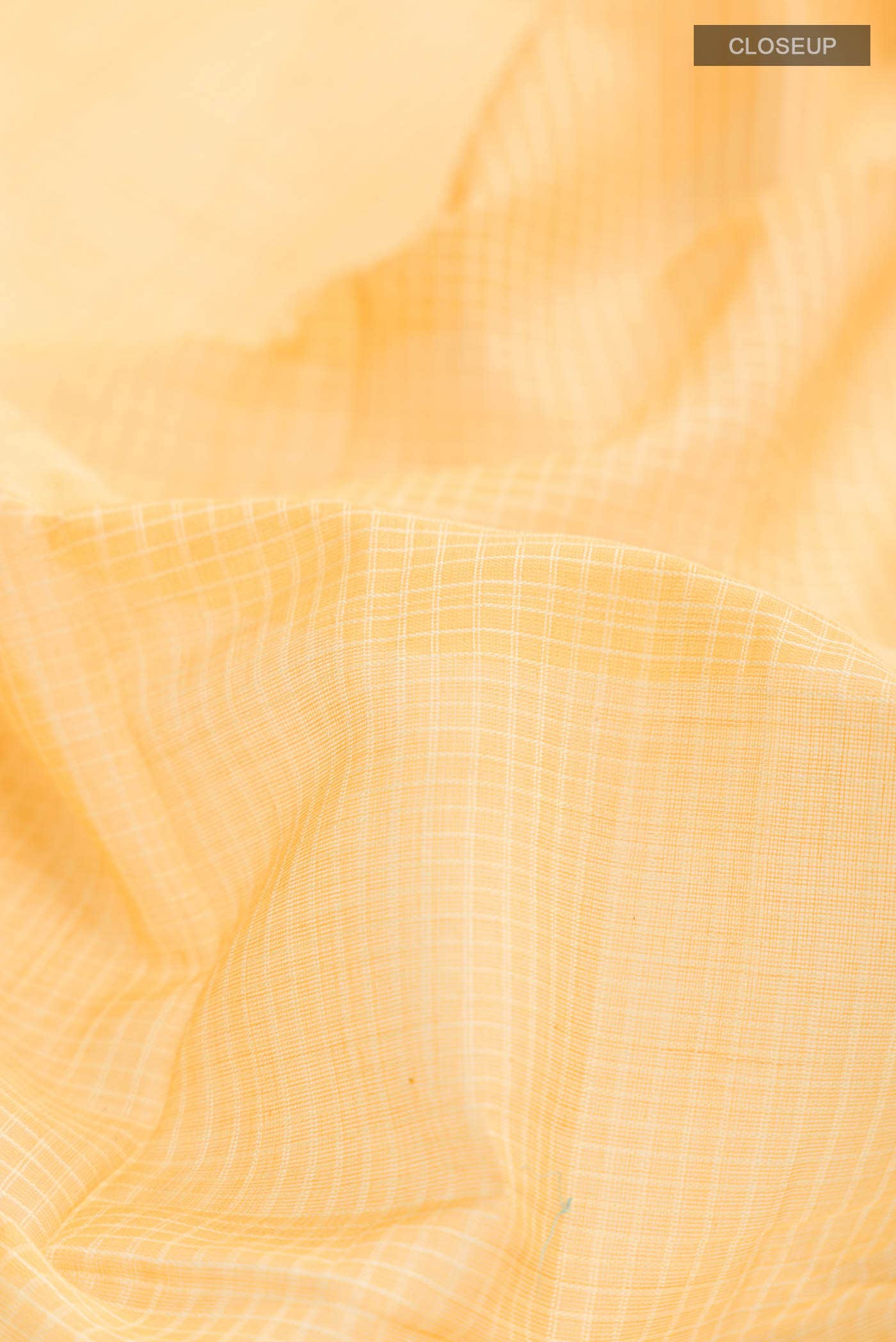 Yellow Gadwal cotton Saree