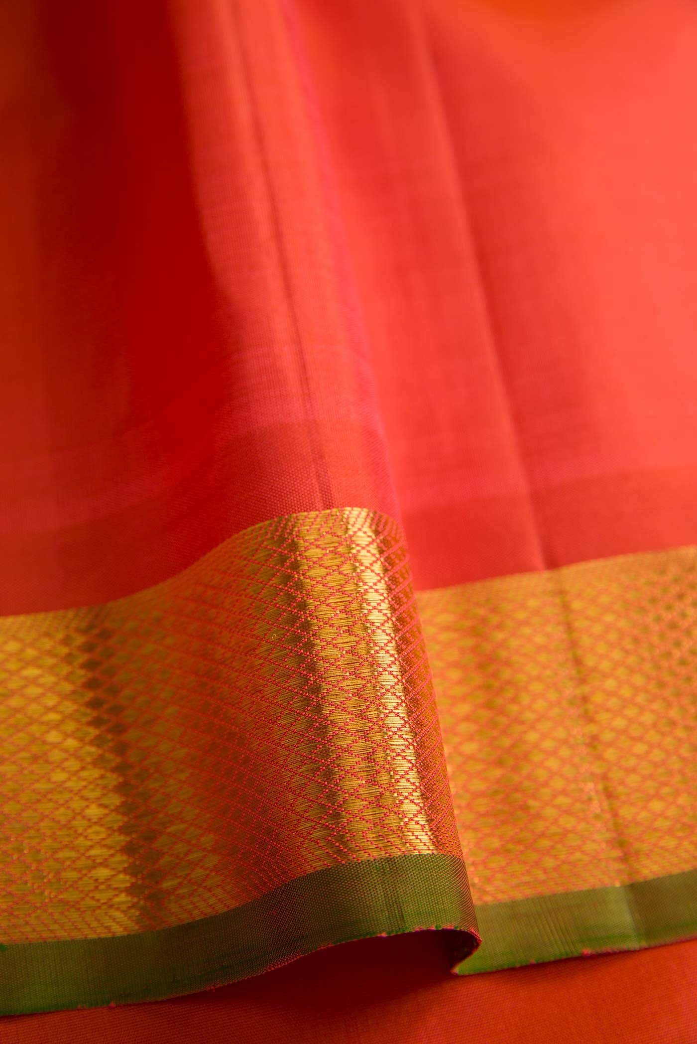 Brown Kanchipuram Silk Saree