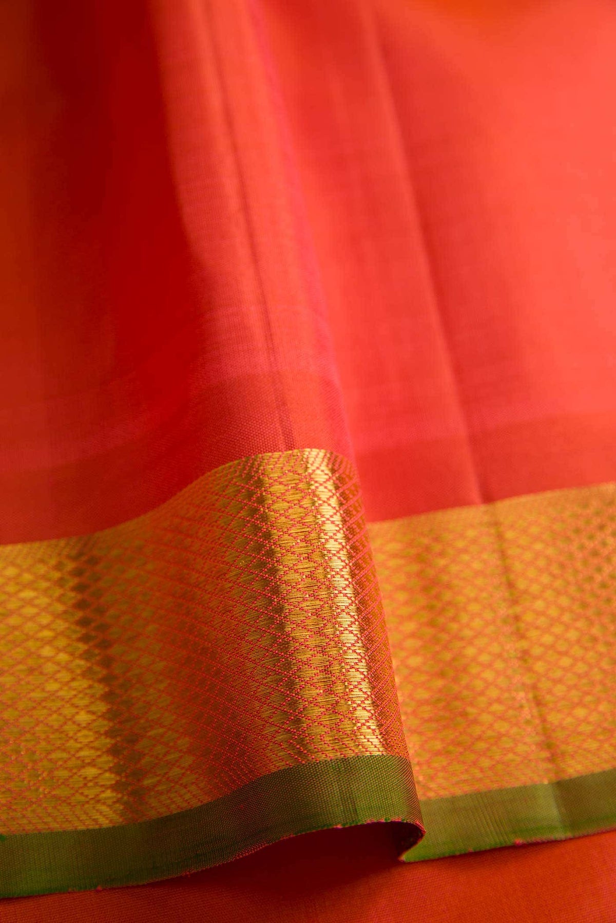 Brown Kanchipuram Silk Saree