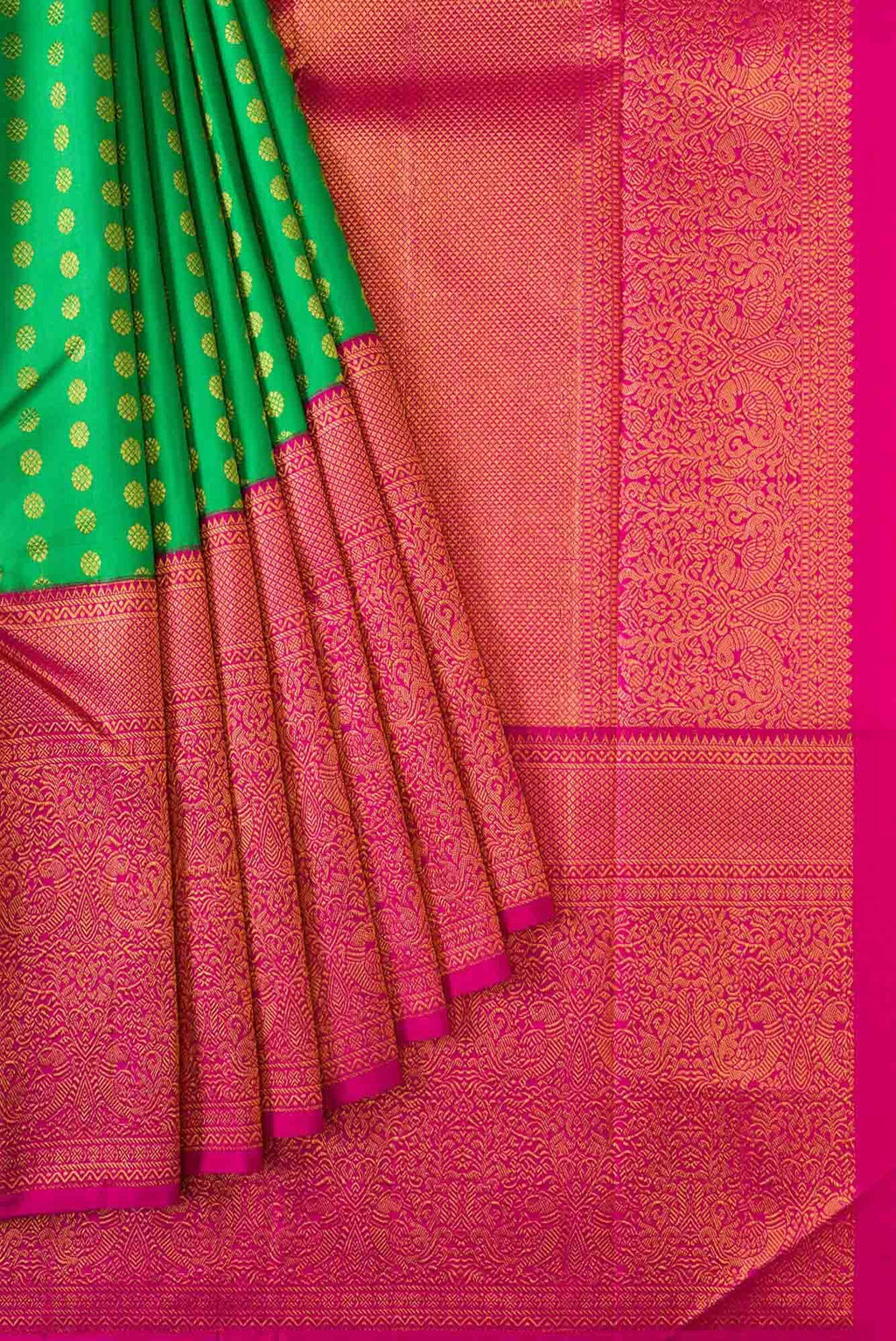 Green Kanchipuram Silk Saree