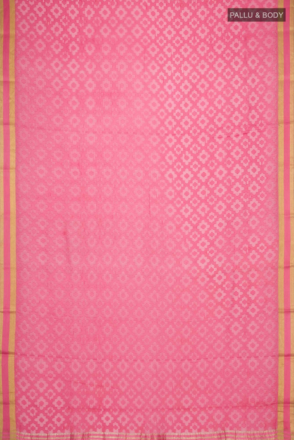 Pink Mysore Chiffon Saree