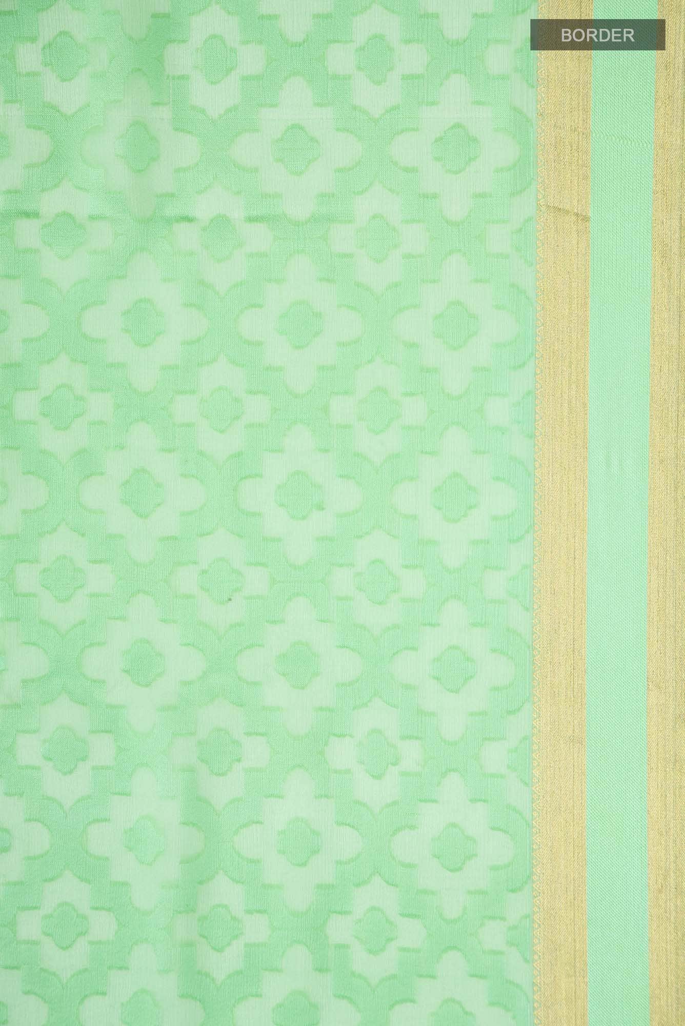 Green Mysore Chiffon Saree