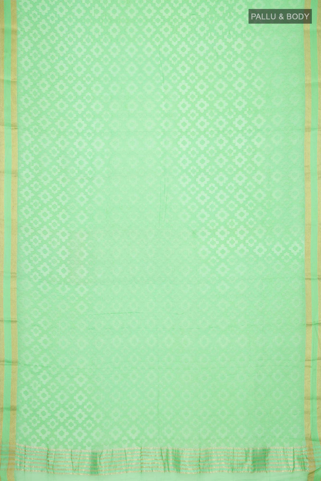 Green Mysore Chiffon Saree