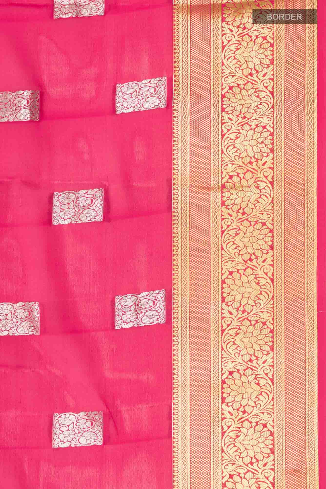 Coral Mysore Crepe Saree
