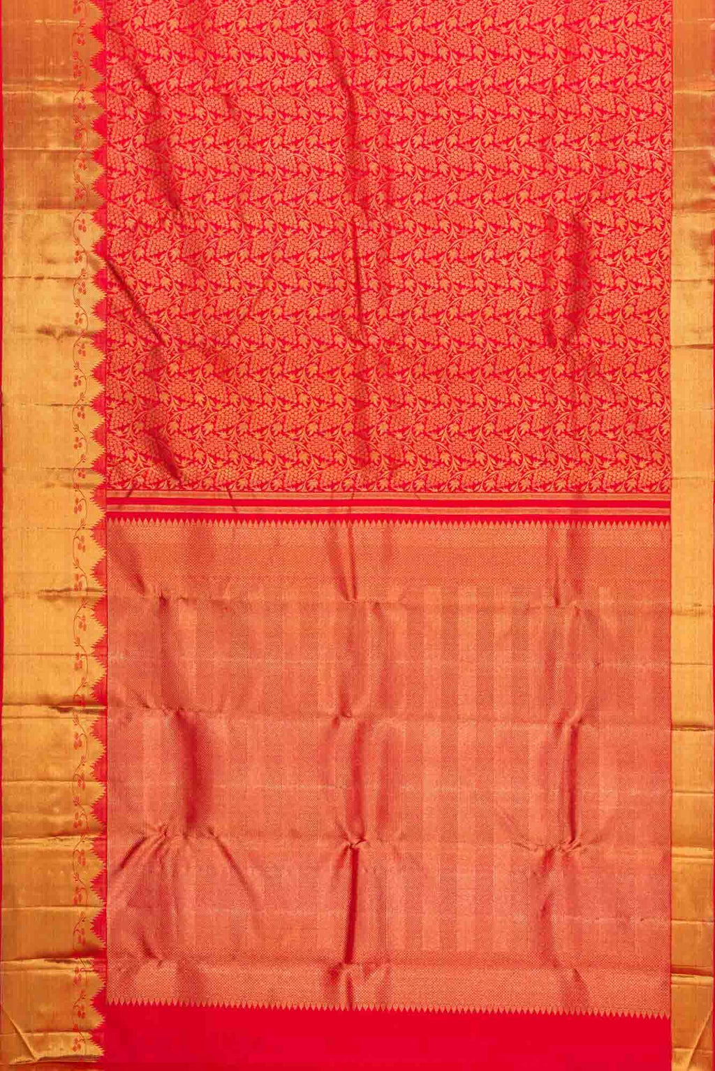 Red Kanchipuram Silk Saree