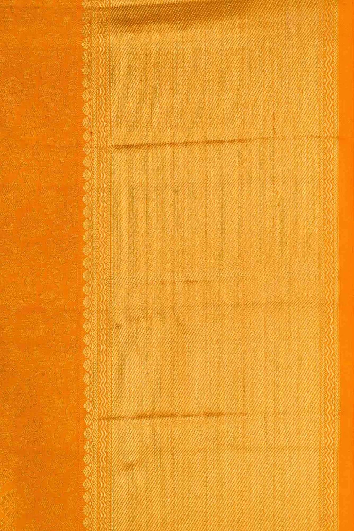 Pure Silk Pure Zari Mustard Kanjivaram Saree