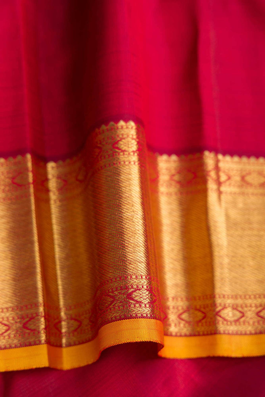 Maroon Kanchipuram Silk Saree
