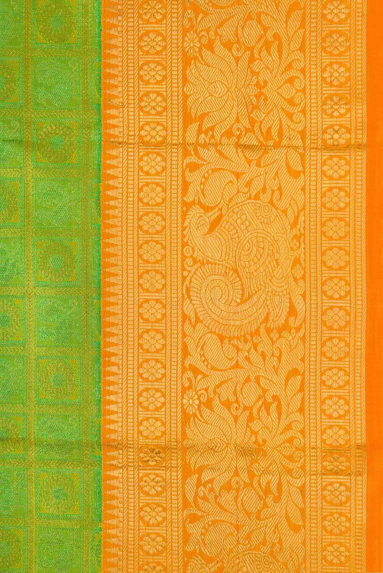 Green Kanchipuram Silk Saree