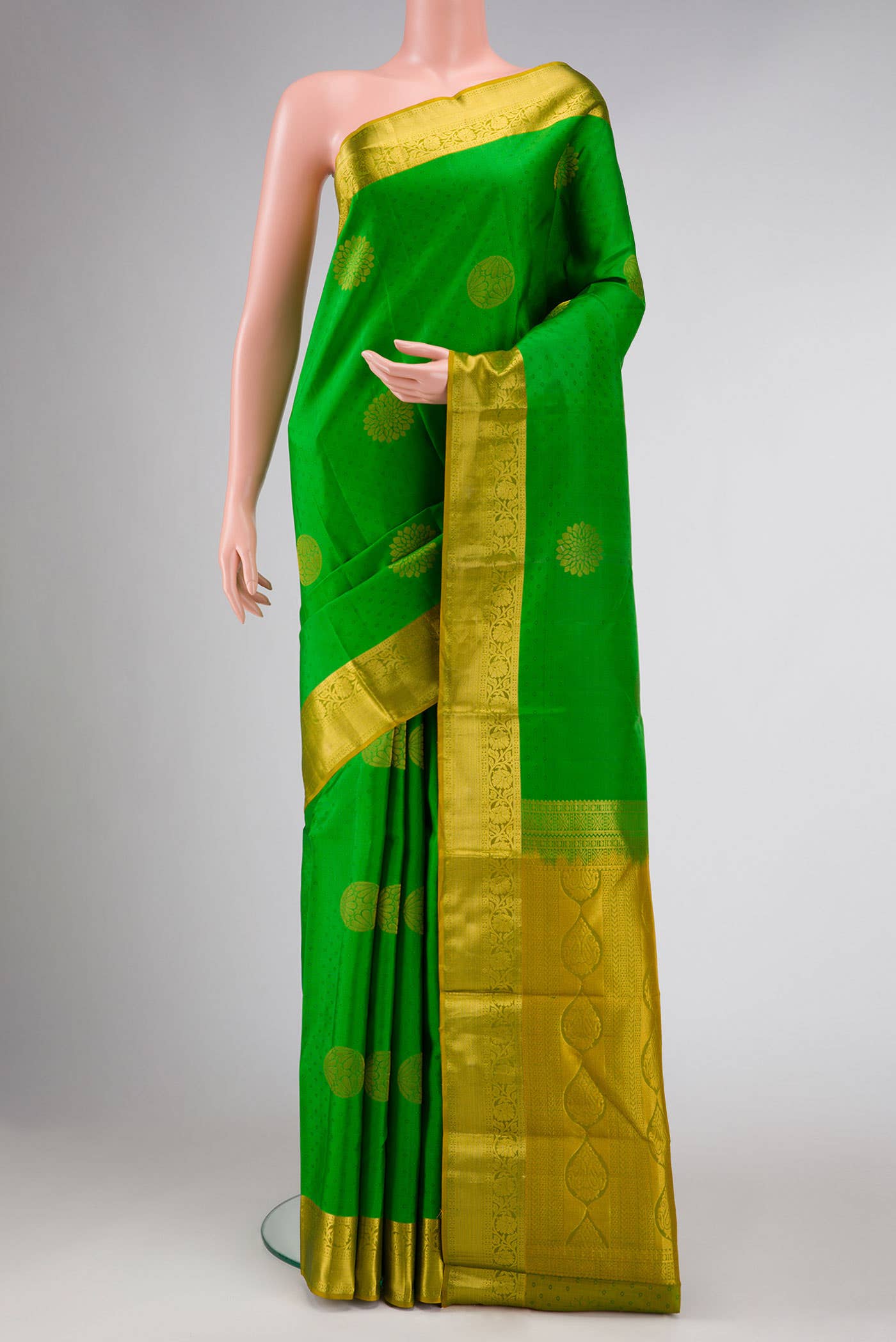 Green Kanchipuram Silk Saree