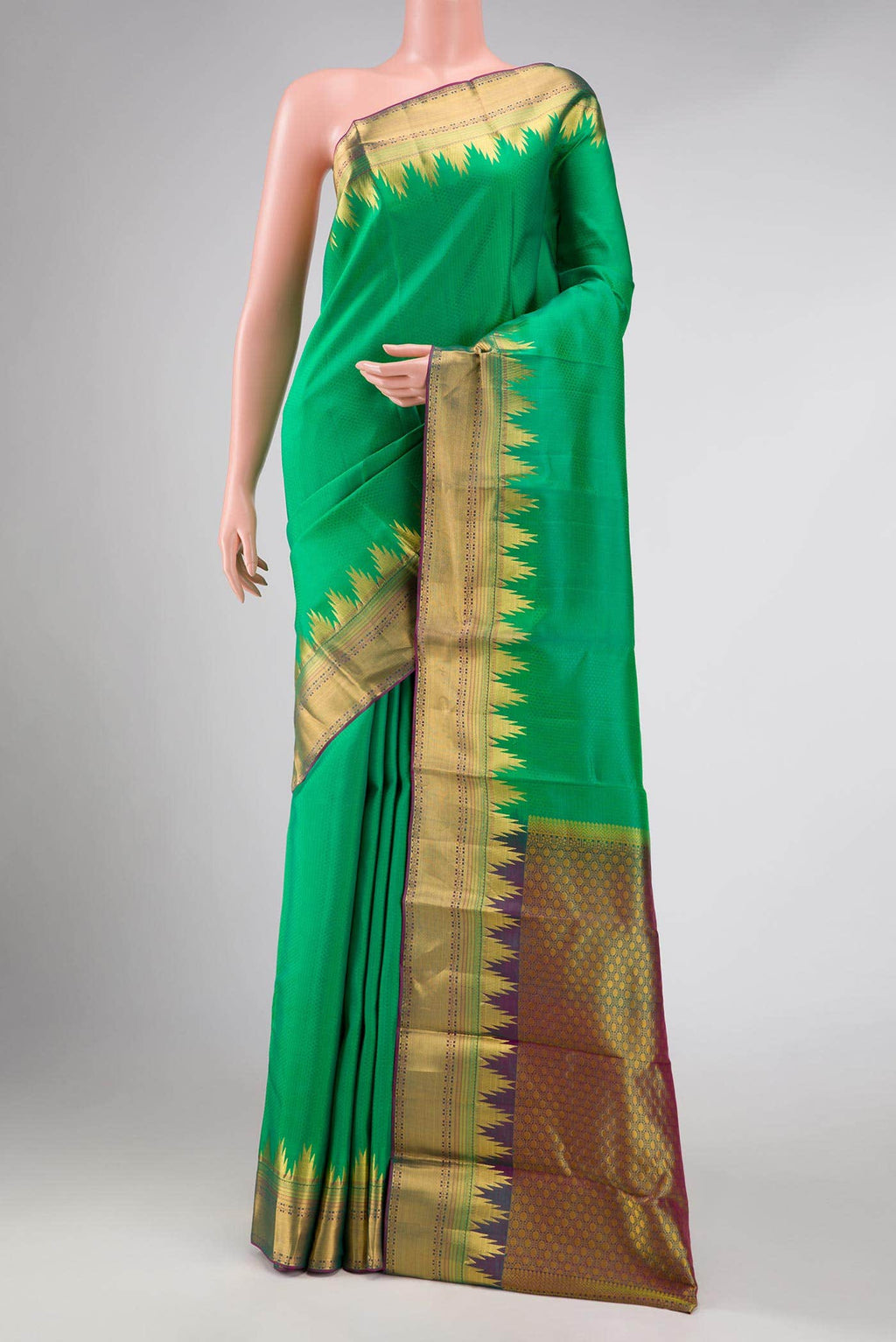 Green Kanchipuram Silk Saree