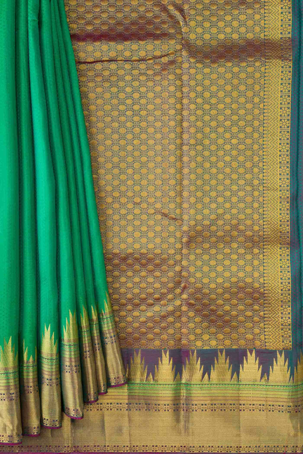 Green Kanchipuram Silk Saree