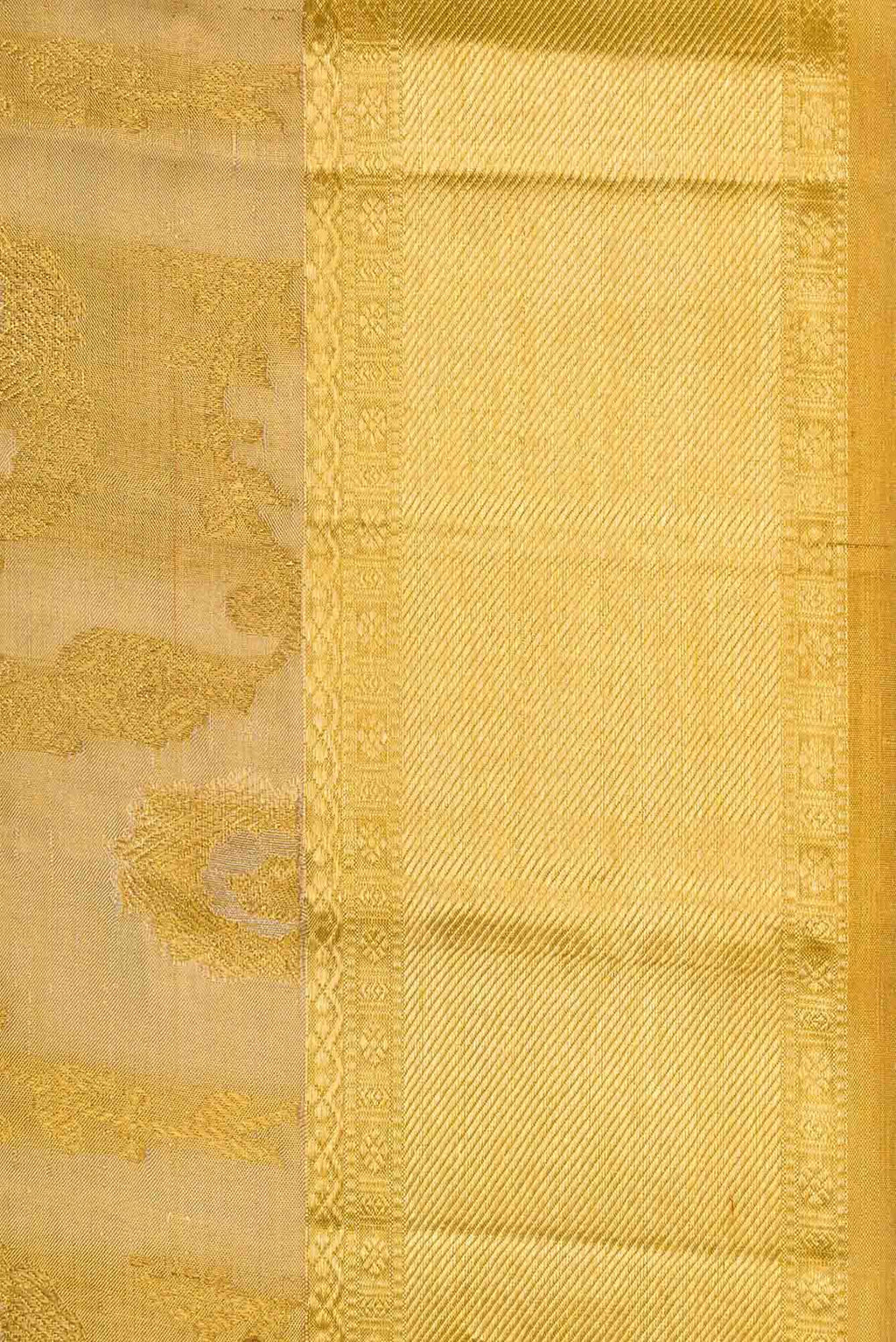Gold Kanchipuram Silk Saree