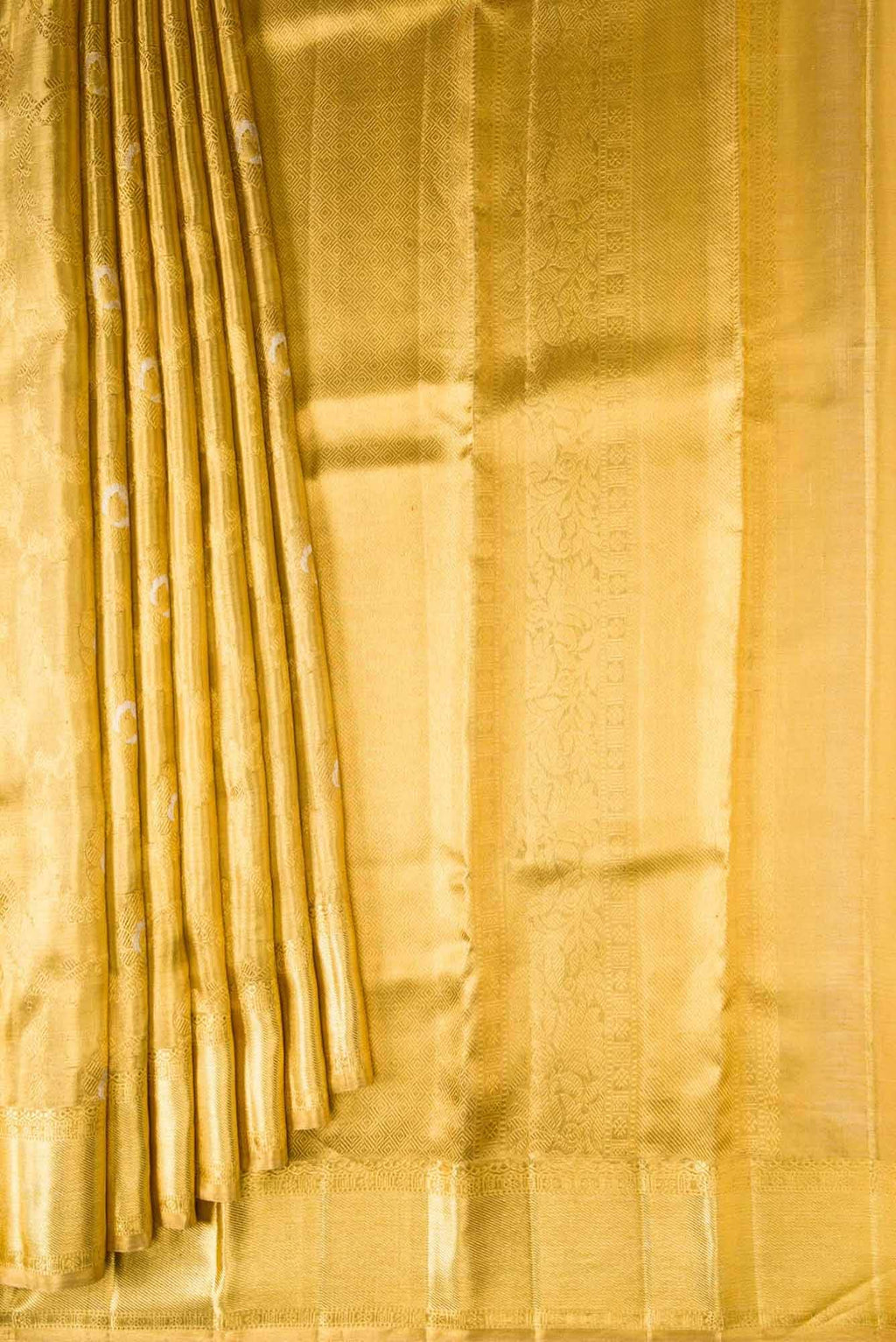 Gold Kanchipuram Silk Saree