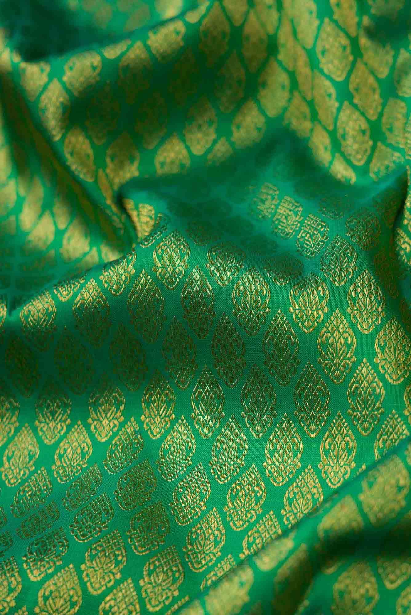 Green Kanchipuram Silk Saree