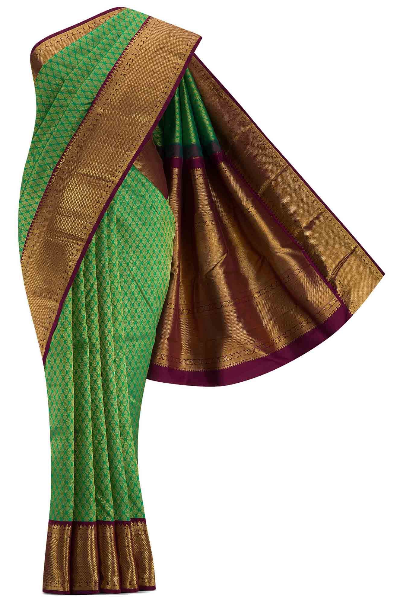 Green Kanchipuram Silk Saree