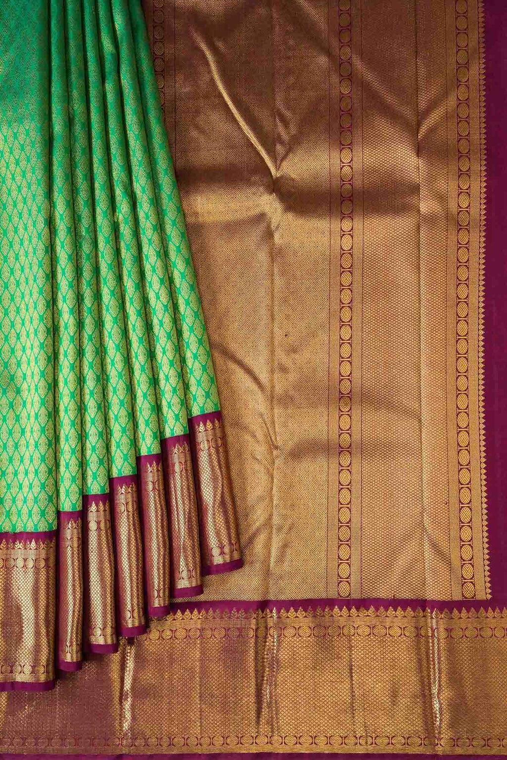 Green Kanchipuram Silk Saree