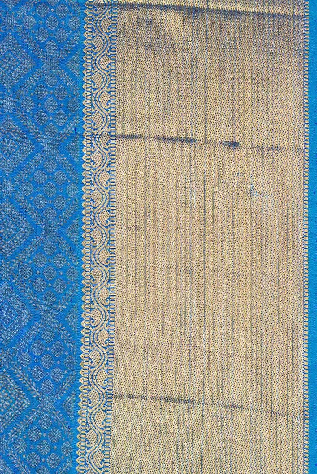 Blue Kanchipuram Silk Saree