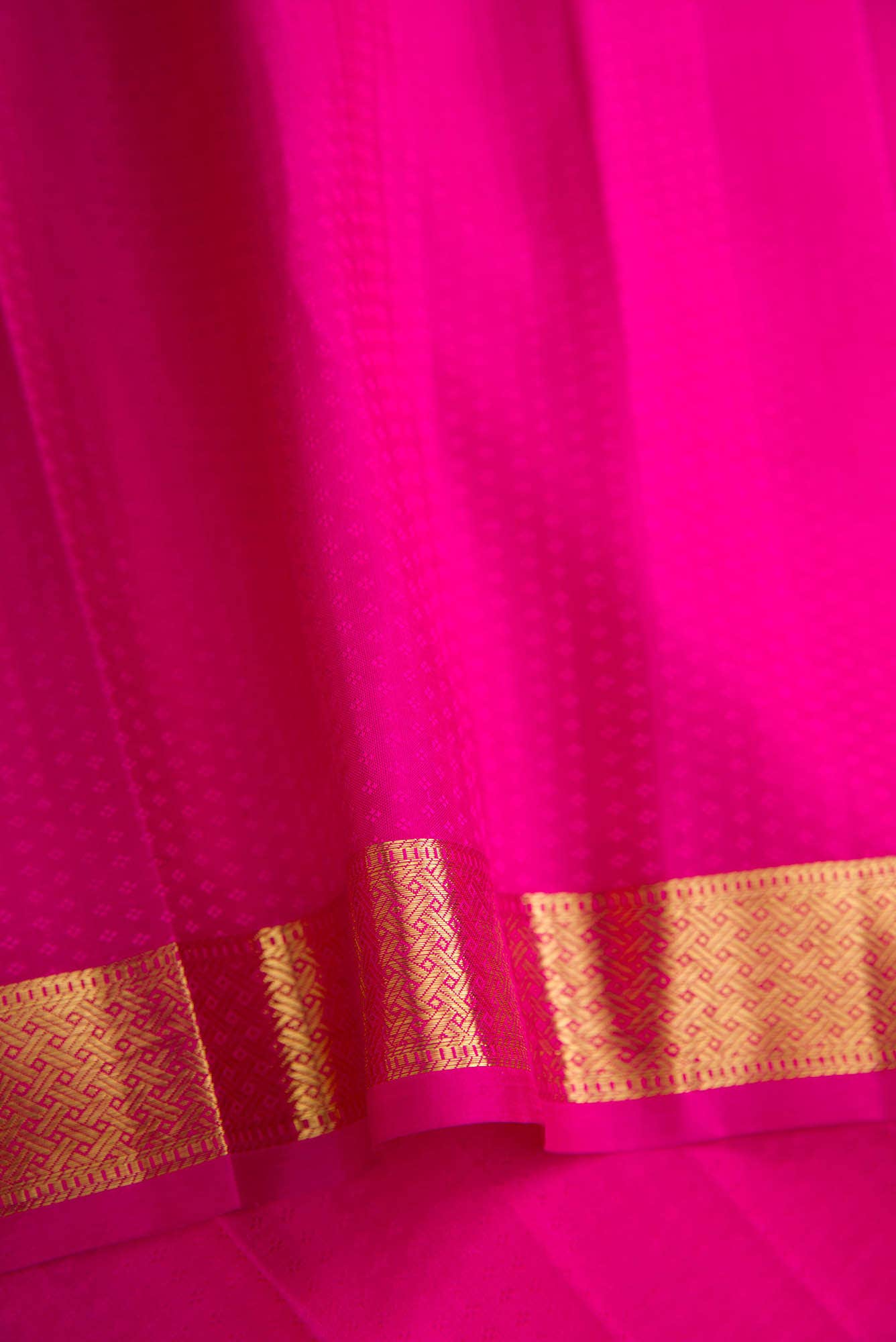 Orange Dual Tone Kanchipuram Silk Saree
