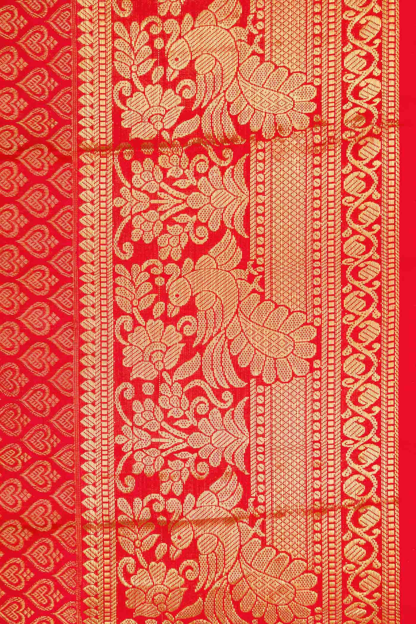 Red Kanchipuram Silk Saree