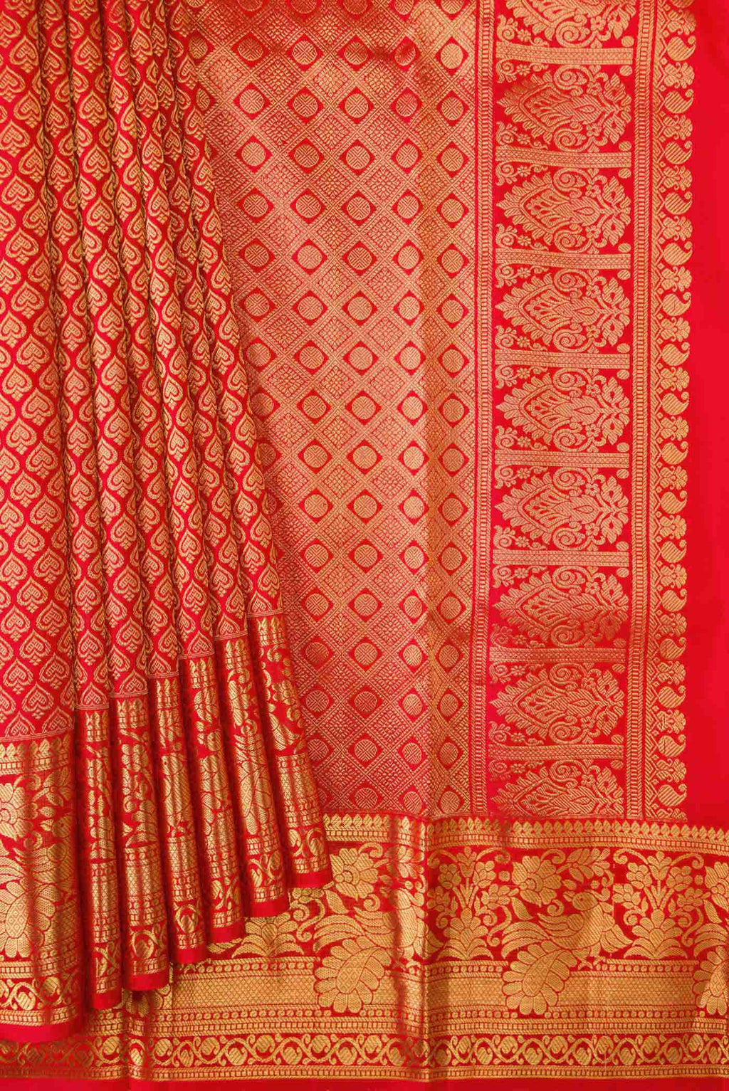 Red Kanchipuram Silk Saree