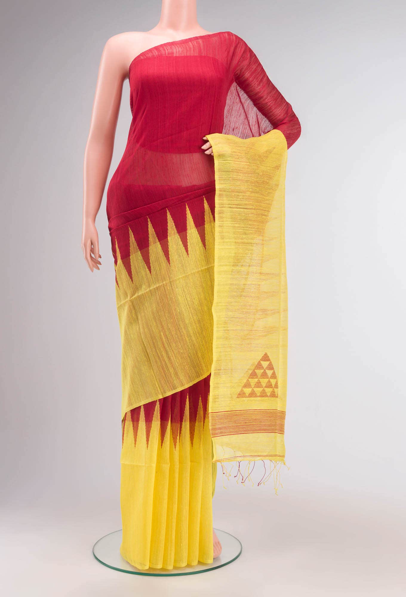 Multi Raw Silk Saree
