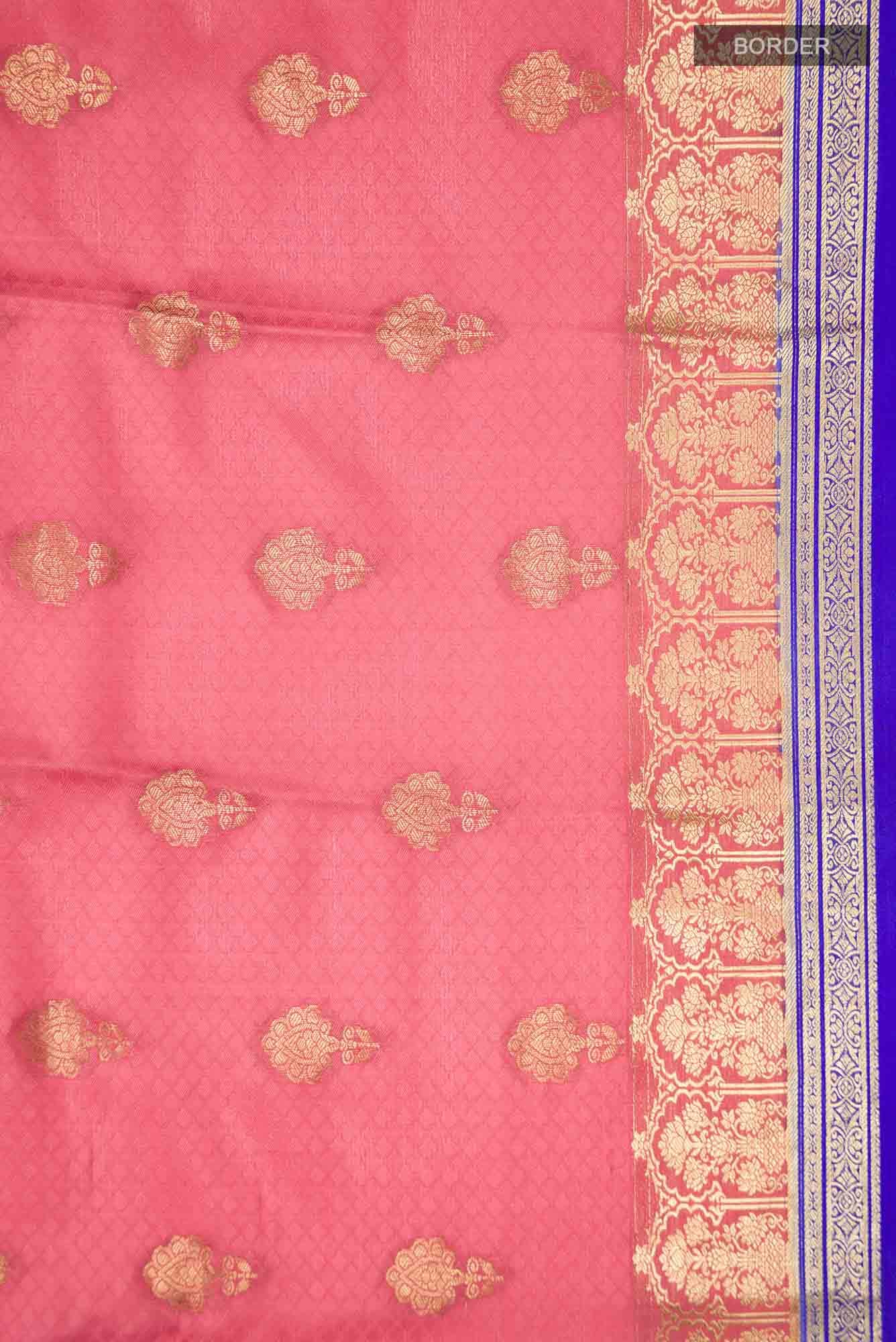 Coral Mysore Crepe Saree