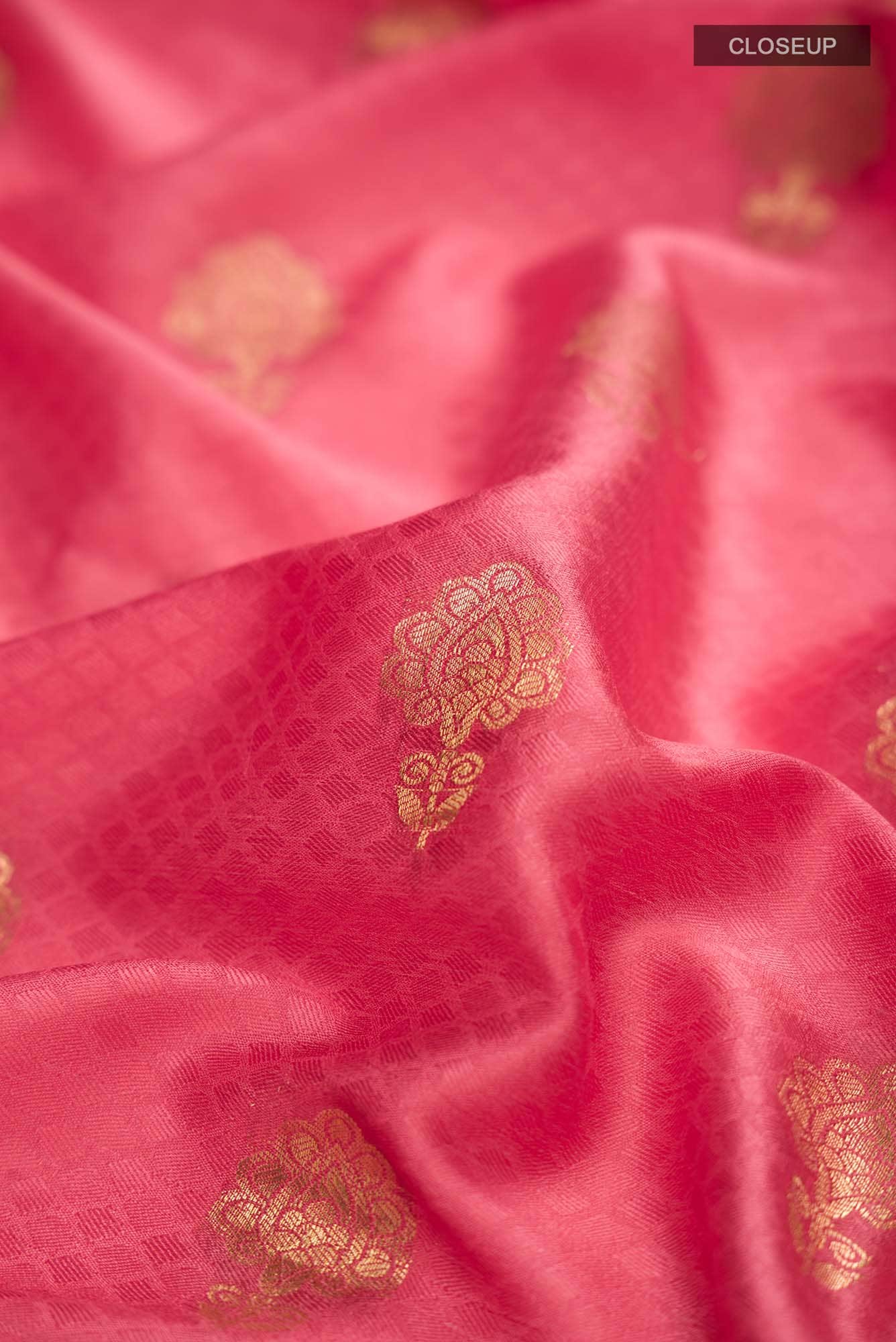 Coral Mysore Crepe Saree