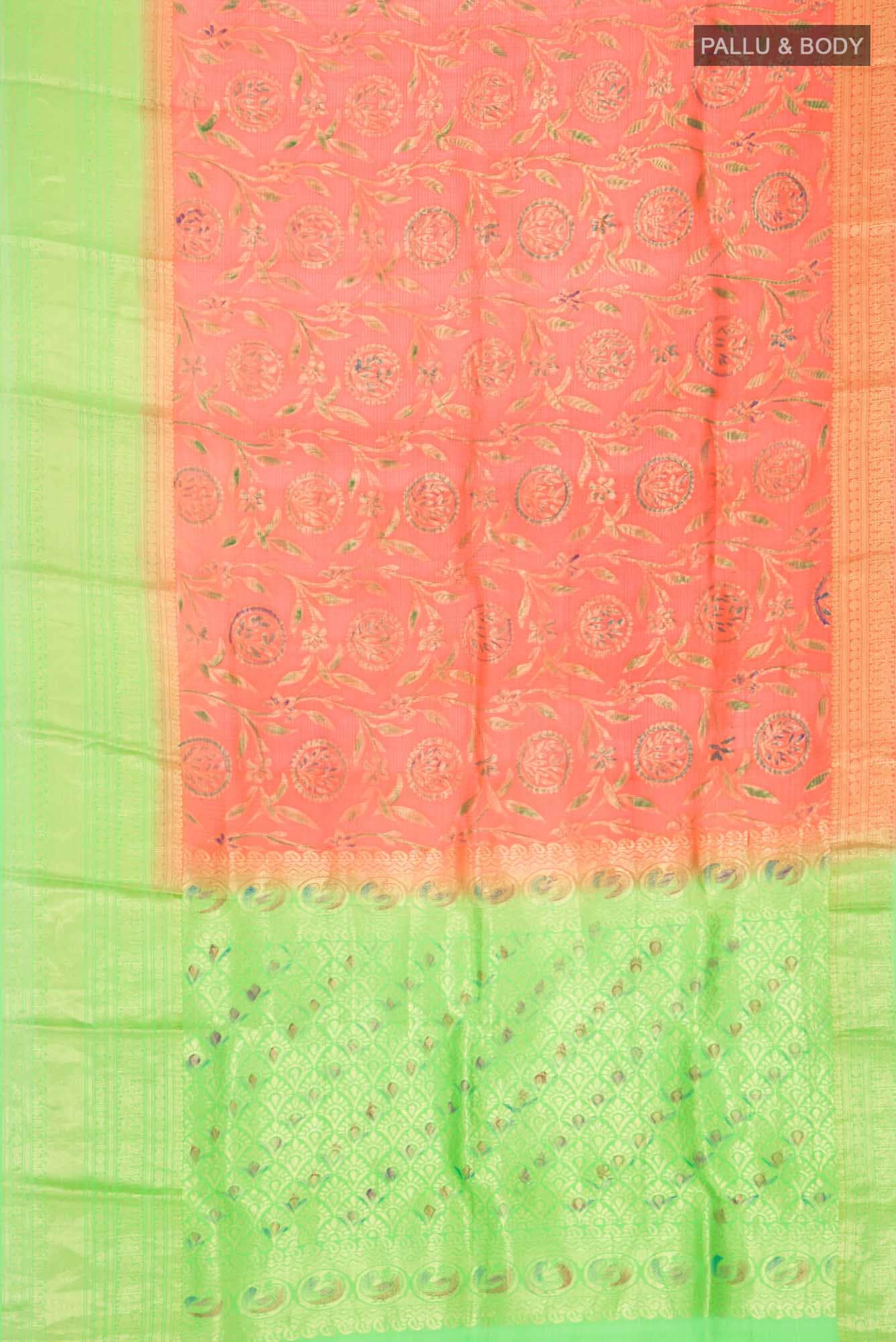 Red Kota Silk Saree