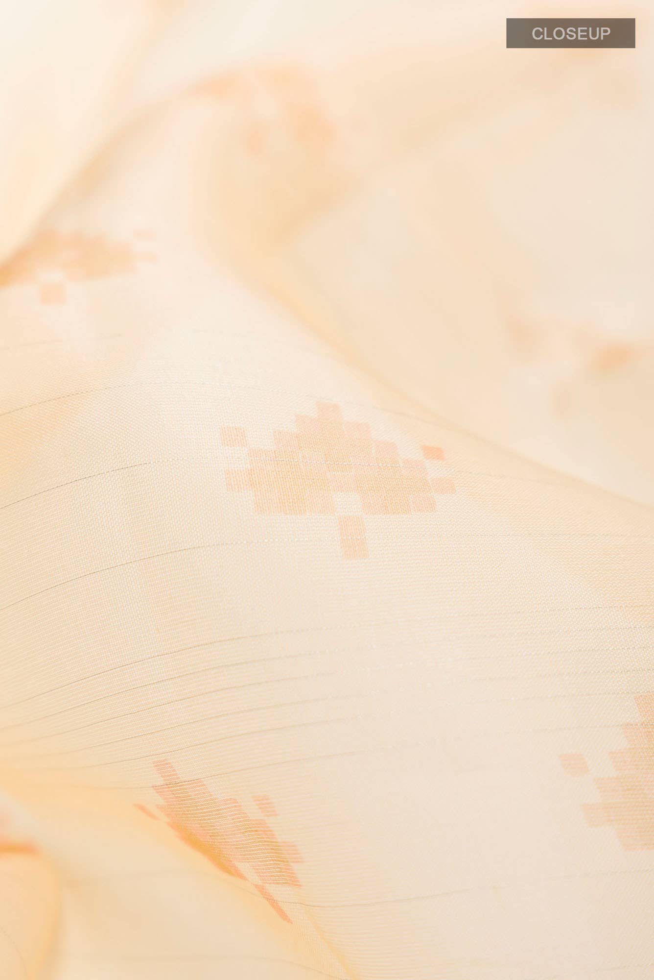 Sandal Organza Silk Saree