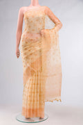Sandal Organza Silk Saree