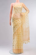 Sandal Organza Silk Saree