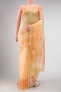 Sandal Organza Silk Saree