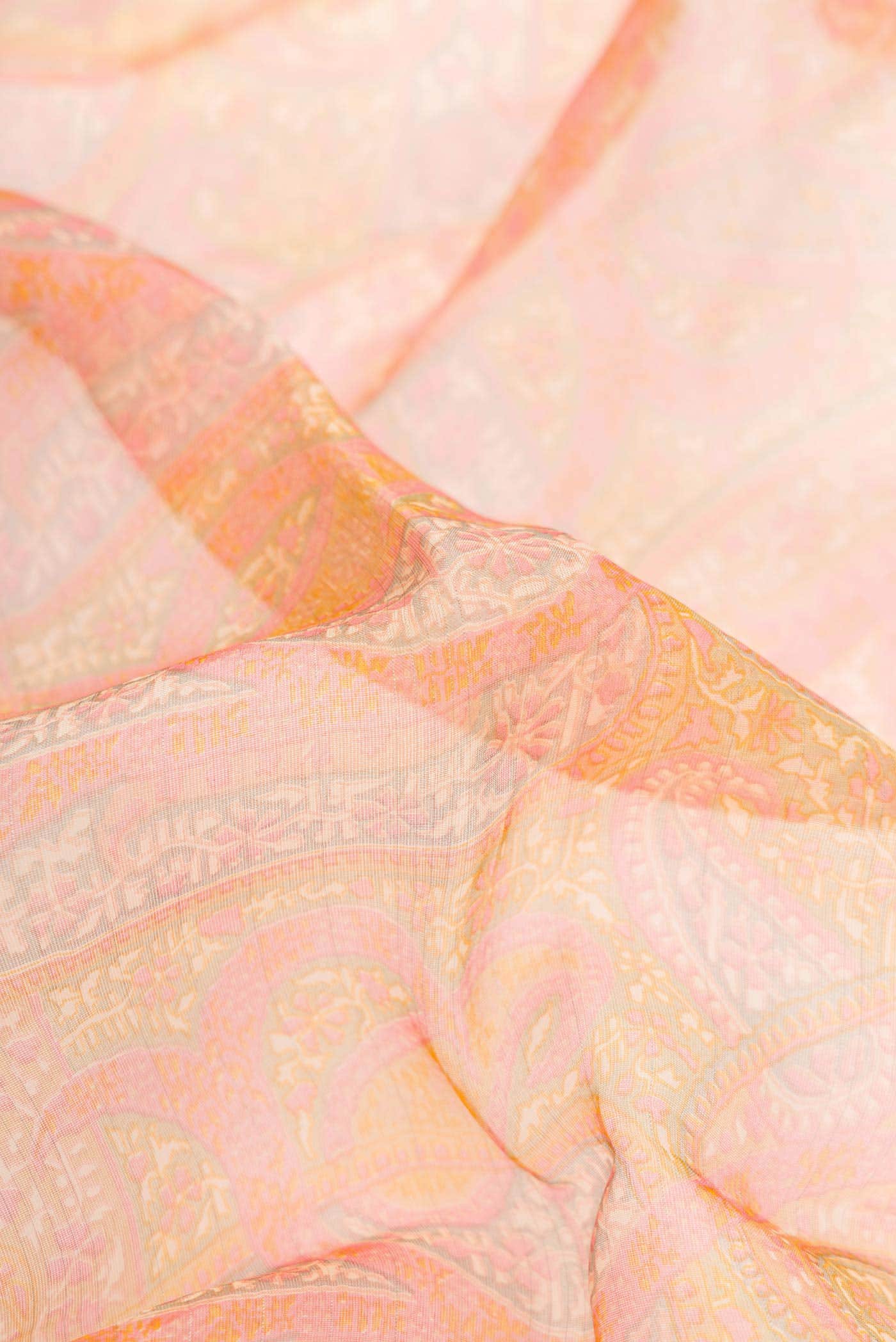 Sandal Organza Silk Saree