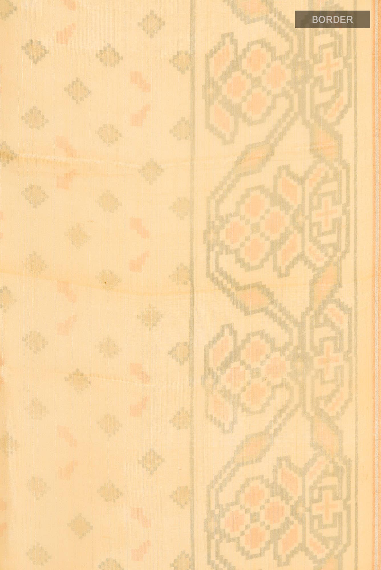 Yellow Organza Silk Saree