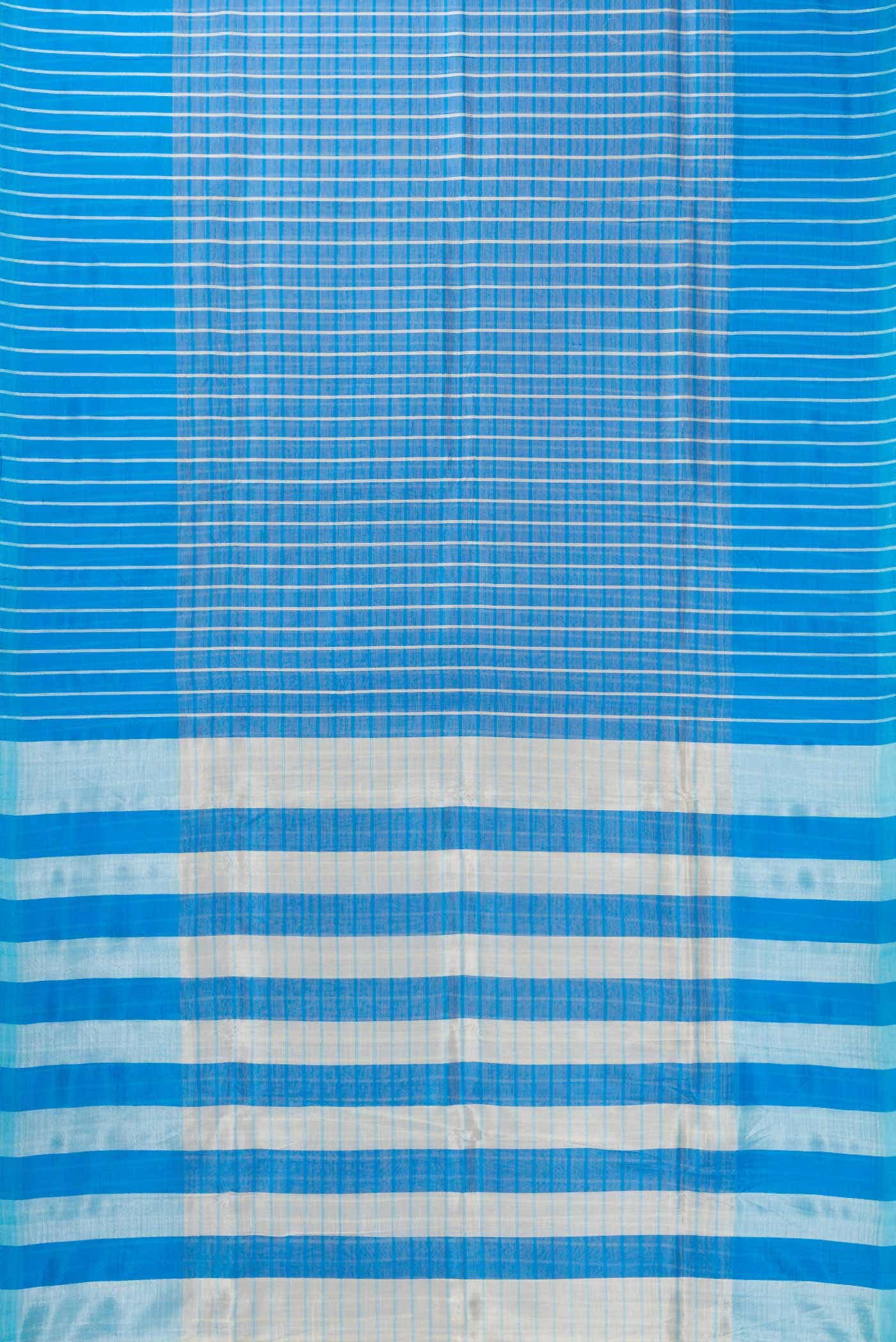 Blue Silk Cotton Saree