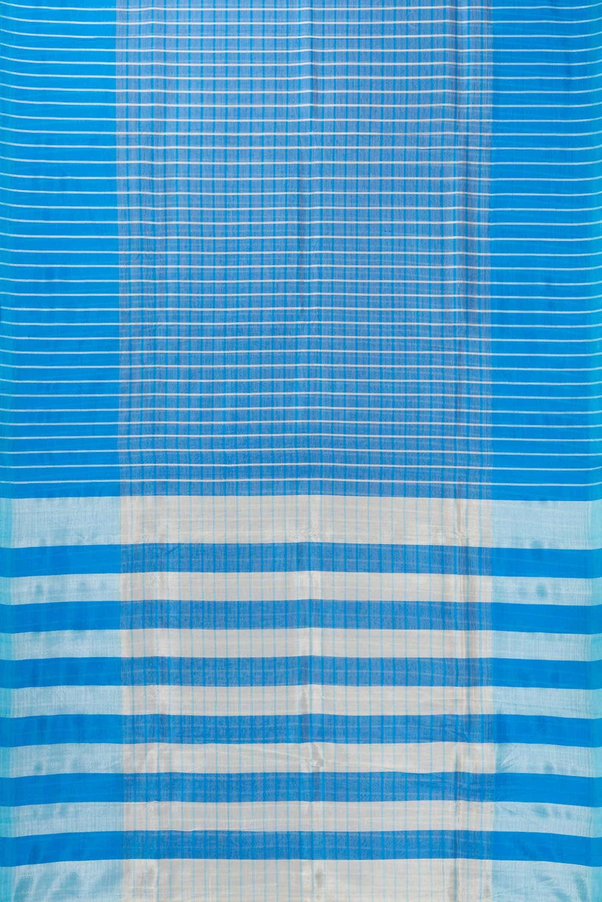 Blue Silk Cotton Saree